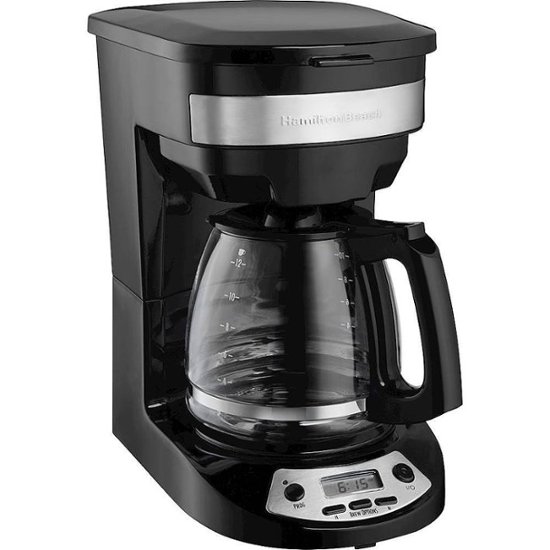 Hamilton Beach 12Cup Coffee Maker Black 46230 Best Buy