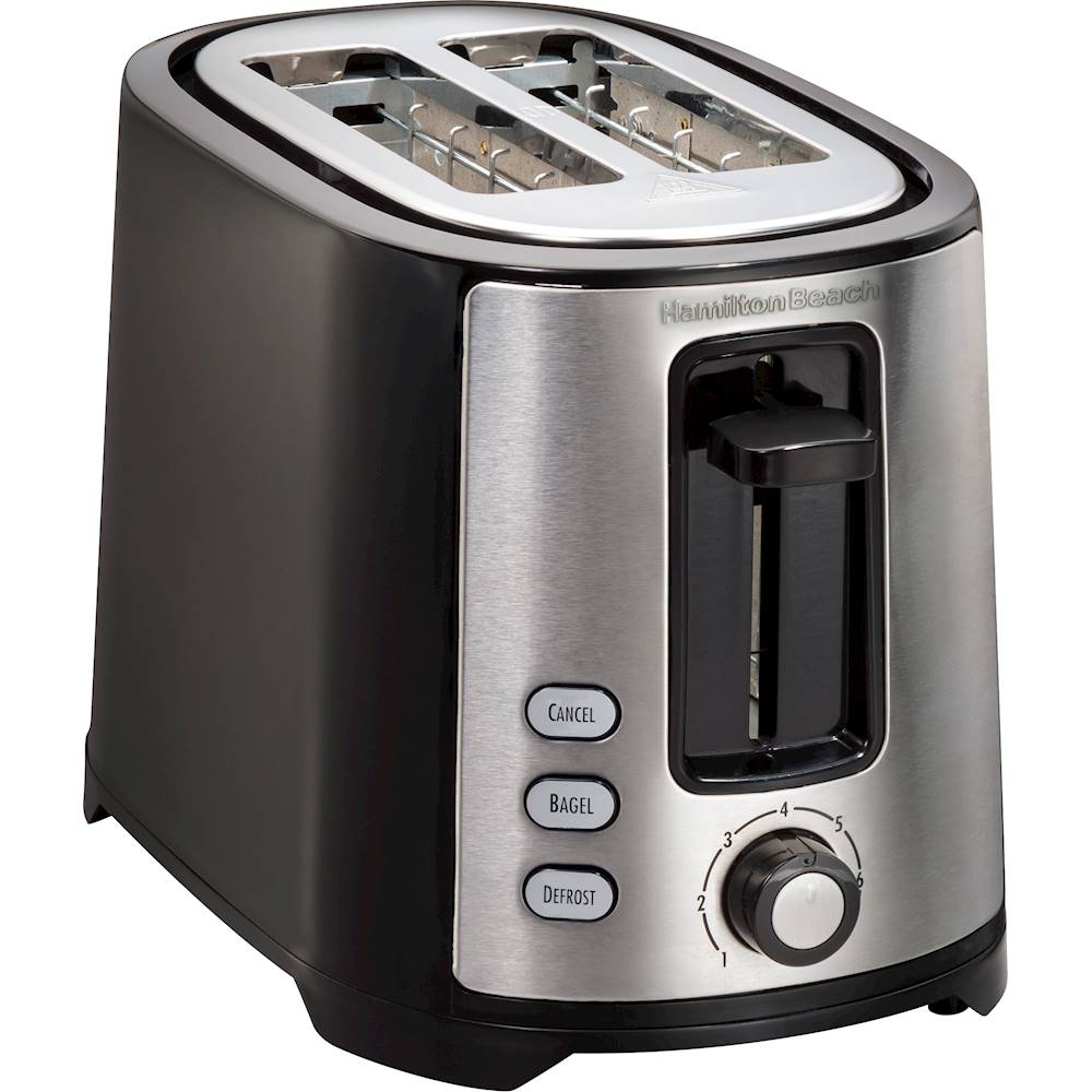 Angle View: Cuisinart - 4-Slice Digital Toaster with MemorySet Feature - Stainless Steel