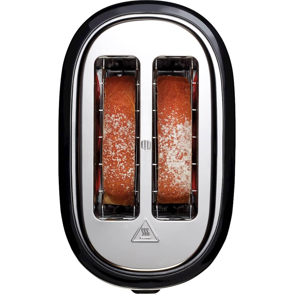 Alt View 12. Hamilton Beach - 2-Slice Wide-Slot Toaster - Black.