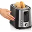 Alt View 13. Hamilton Beach - 2-Slice Wide-Slot Toaster - Black.