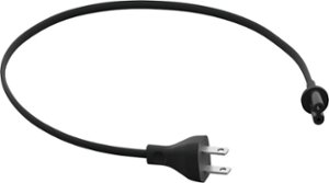Sonos - 1.6' Power Cable for Play:5, Beam and Amp - Black - Front_Zoom