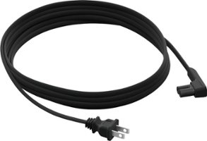 Sonos - 11.5' Power Cable for One and Play:1 - Black - Front_Zoom