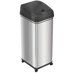 Tall kitchen trash cans