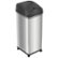Angle Zoom. iTouchless - 13 Gallon Touchless Sensor Trash Can with Wheels and AbsorbX Odor Control System, Stainless Steel Automatic Kitchen Bin - Black/Silver.