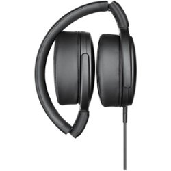 Sennheiser - HD 400S Wired Over-the-Ear Headphones - Black - Front_Zoom