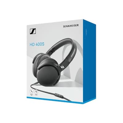 Sennheiser HD 400S Wired Over the Ear Headphones Black HD 400S Sennheiser HD 400S Wired Over the Ear Headphones Black HD 400S