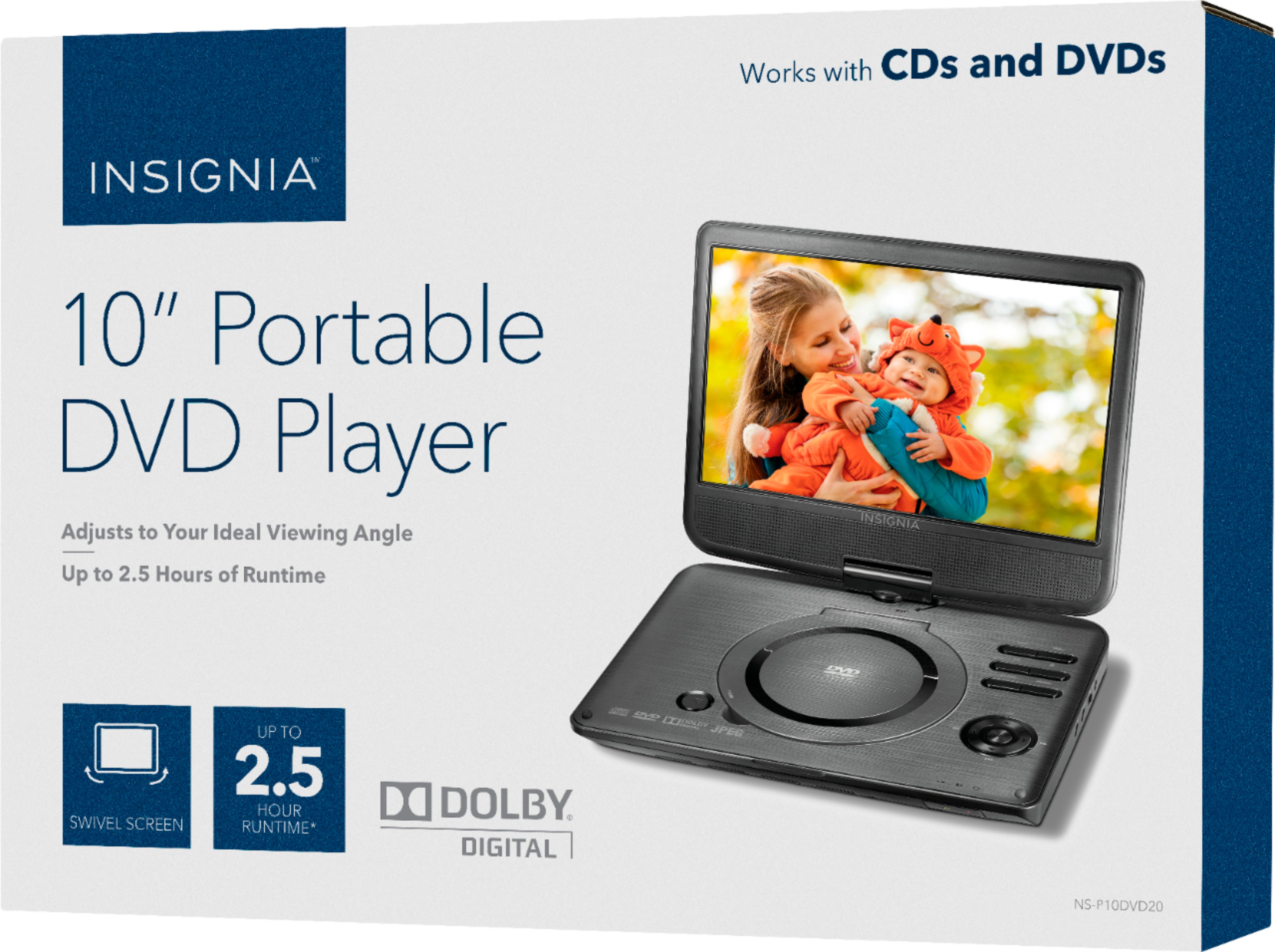 sony portable dvd player box