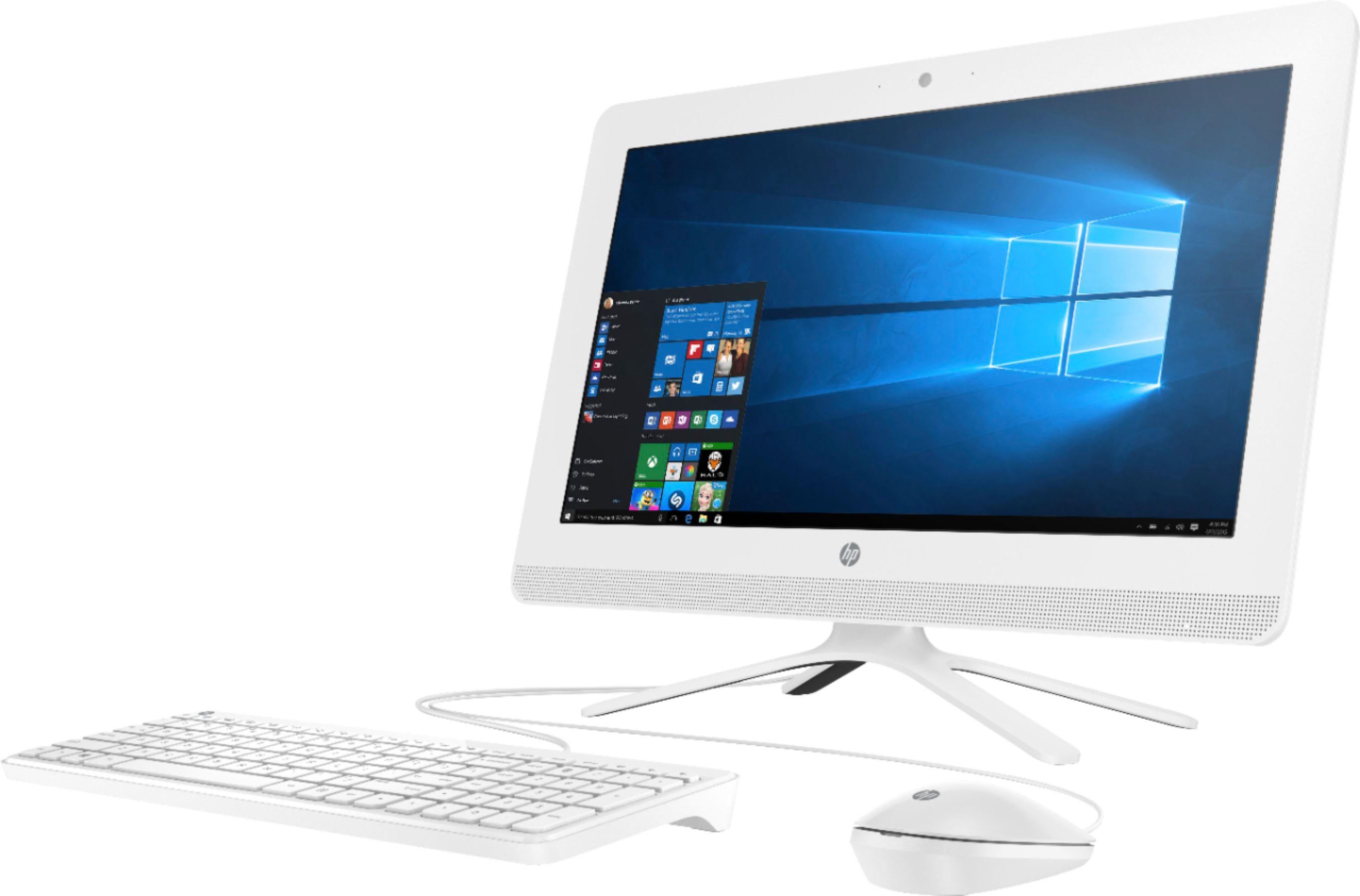 Left View: HP - 31.5"- All -In-One - Intel Core i7-9700  - 16GB Memory - 1TB Hard Drive - Black