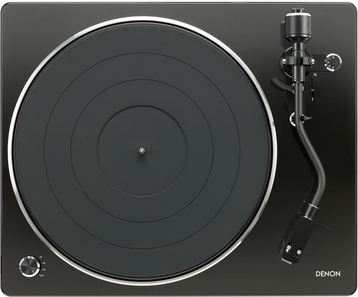 Denon DP-400 Semi-Automatic Analog Turntable with Speed Auto Sensor,  Supports 33 1/3, 45, 78 RPM (Vintage) Speeds Black DP400 - Best Buy