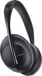 Front. Bose - Headphones 700 Wireless Noise Cancelling Over-the-Ear Headphones - Triple Black.