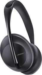 Bose - Headphones 700 Wireless Noise Cancelling Over-the-Ear Headphones - Triple Black - Front_Zoom