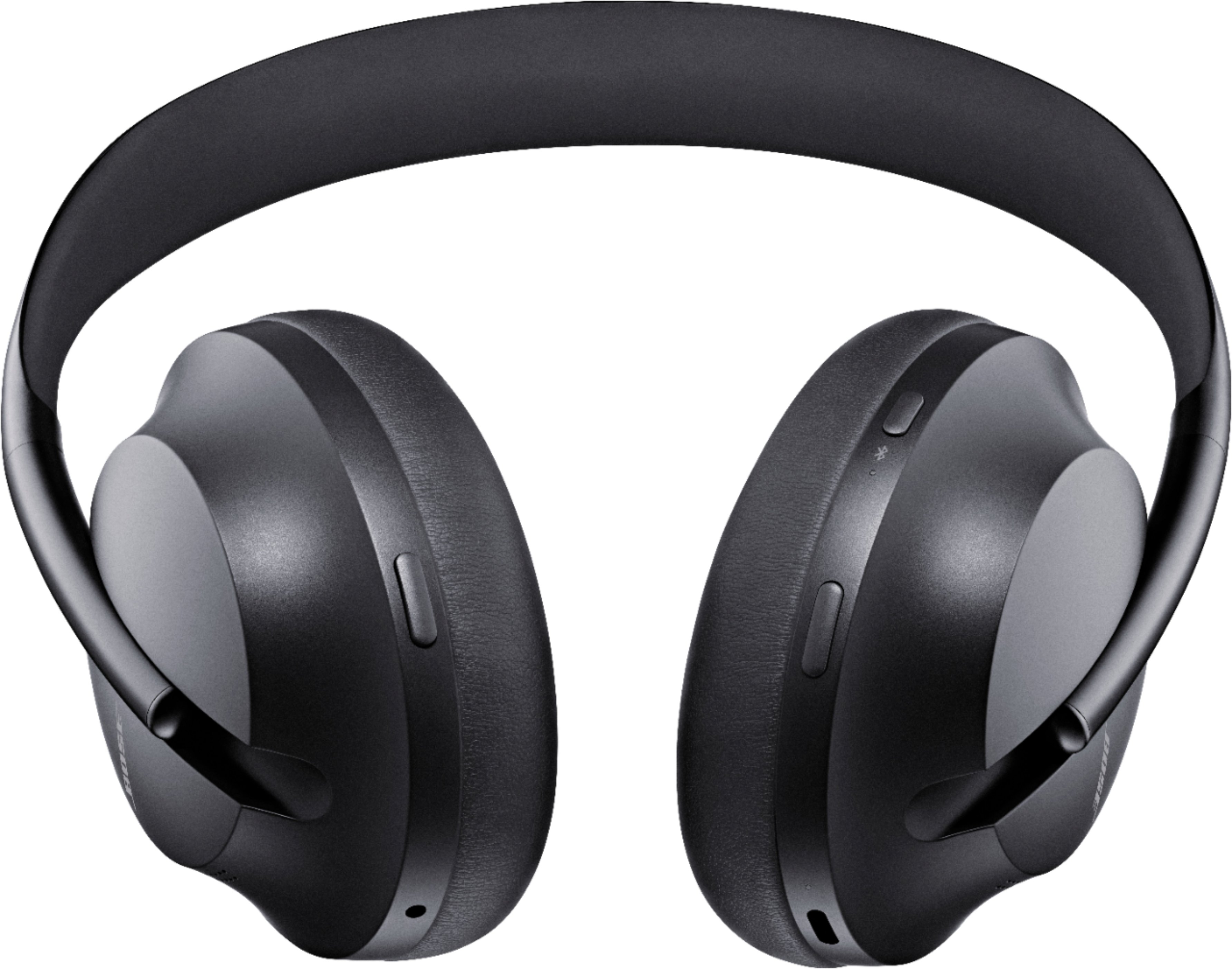 Angle View: Bose - Headphones 700 Wireless Noise Cancelling Over-the-Ear Headphones - Triple Black