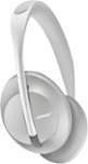 Front. Bose - Headphones 700 Wireless Noise Cancelling Over-the-Ear Headphones - Luxe Silver.