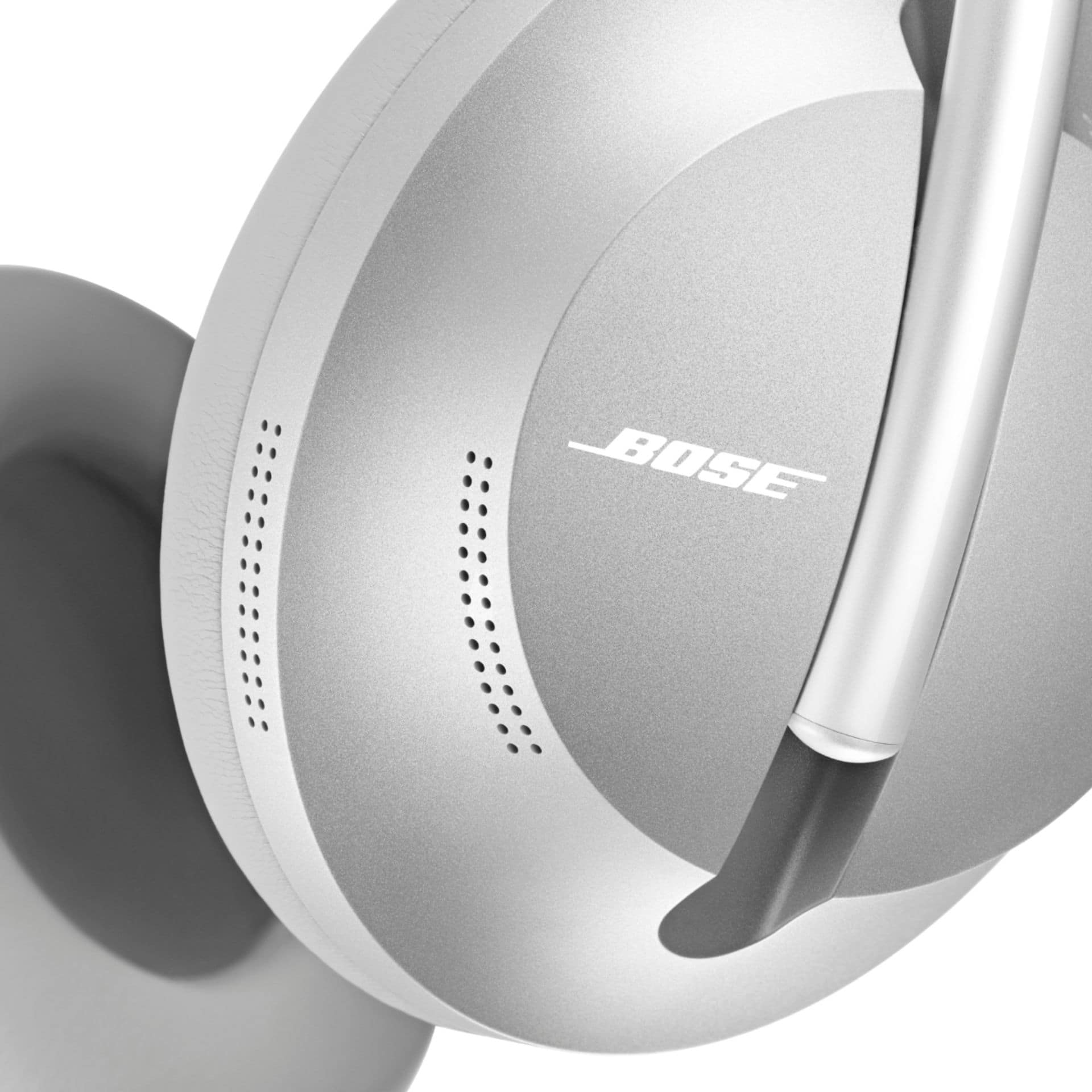 Alt View 26. Bose - Headphones 700 Wireless Noise Cancelling Over-the-Ear Headphones - Luxe Silver.