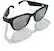 Alt View 15. Bose - Frames Alto Large — Classic Angular Bluetooth Audio Sunglasses - Black.