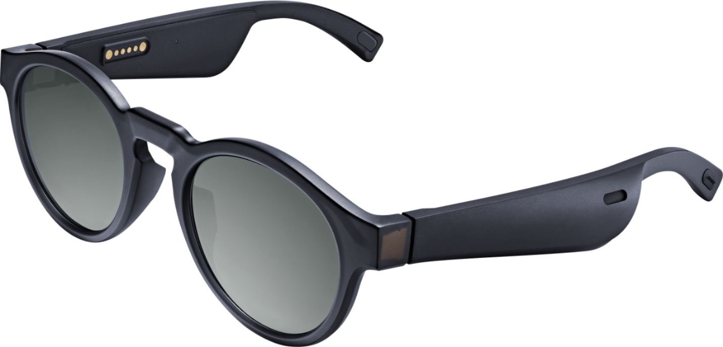 gave i det mindste Lokomotiv Bose Frames Rondo — Round Bluetooth Audio Sunglasses Black 833417-0100 -  Best Buy
