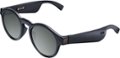 Angle Zoom. Bose - Frames Rondo — Round Bluetooth Audio Sunglasses - Black.
