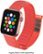 Left. Modal™ - Active Nylon Watch Band for Apple Watch 42, 44, 45mm (Series 1-8) and Apple Watch Ultra 49mm - Living Coral.