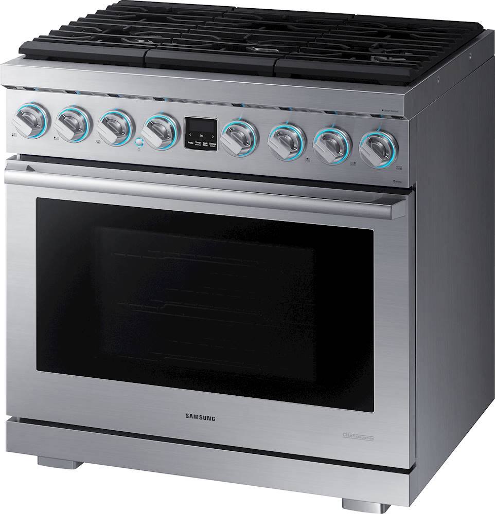 samsung chef collection 36 inch gas range