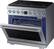 Alt View 13. Samsung - Chef Collection 6.3 Cu. Ft. Freestanding Dual Fuel Convection Range - Stainless steel.