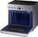 Alt View 14. Samsung - Chef Collection 6.3 Cu. Ft. Freestanding Dual Fuel Convection Range - Stainless steel.
