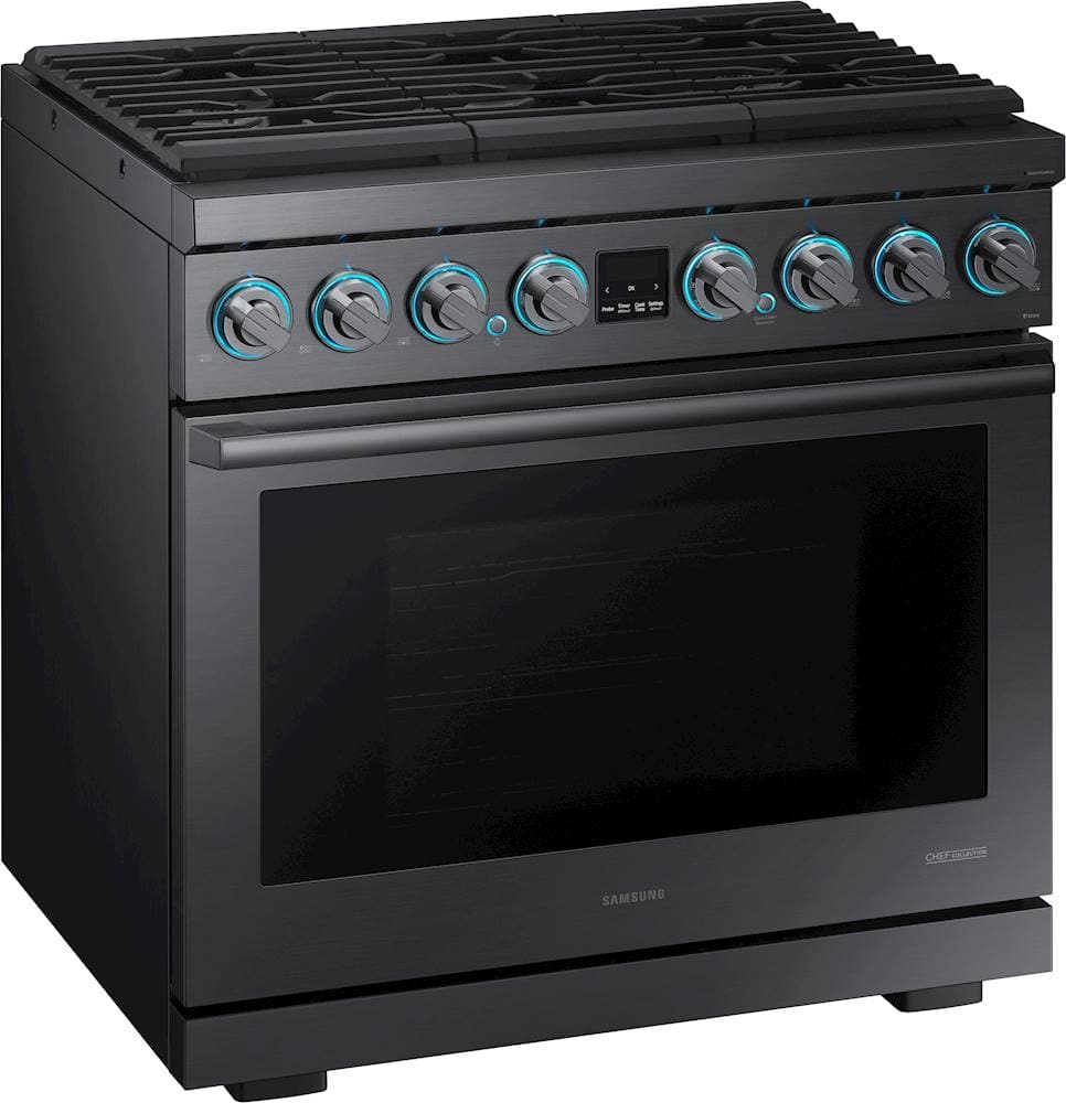 Best Buy Samsung Chef Collection 6.3 Cu. Ft. Freestanding Fingerprint