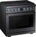 Angle. Samsung - Chef Collection 6.3 Cu. Ft. Freestanding Fingerprint Resistant
Dual Fuel Convection Range - Matte Black Stainless Steel.