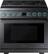 Front. Samsung - Chef Collection 6.3 Cu. Ft. Freestanding Fingerprint Resistant
Dual Fuel Convection Range - Matte Black Stainless Steel.
