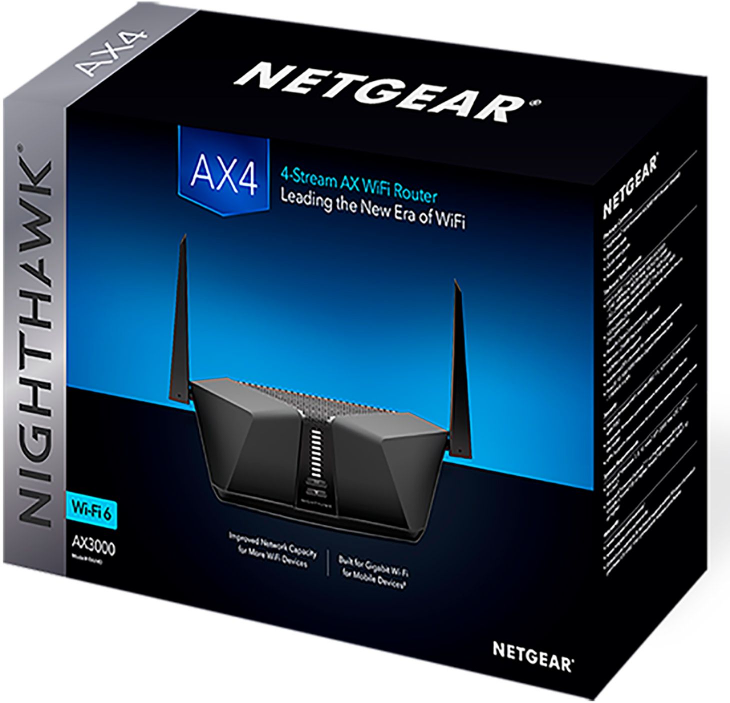 PC/タブレット PC周辺機器 Best Buy: NETGEAR Nighthawk AX4 4-Stream AX3000 Wi-Fi 6 Router 