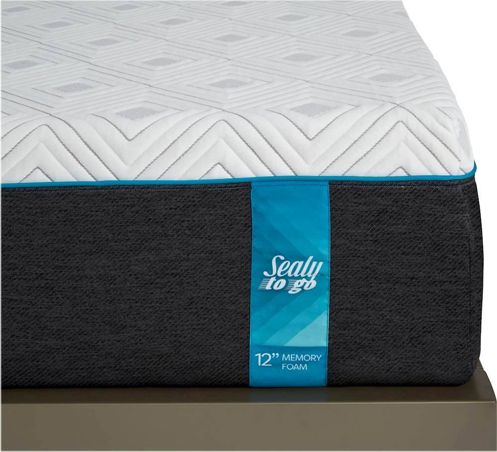 Customer Reviews Sealy To Go 76" Memory Foam King MattressinaBox