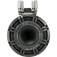 KICKER - KMTC 11" 2-Way Marine Speakers with Polypropylene Cones (Pair) - Black - Front_Zoom