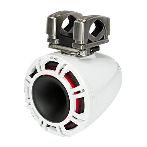 Alt View 11. KICKER - 9" 2-Way Marine Speakers with Polypropylene Cones (Pair) - White.