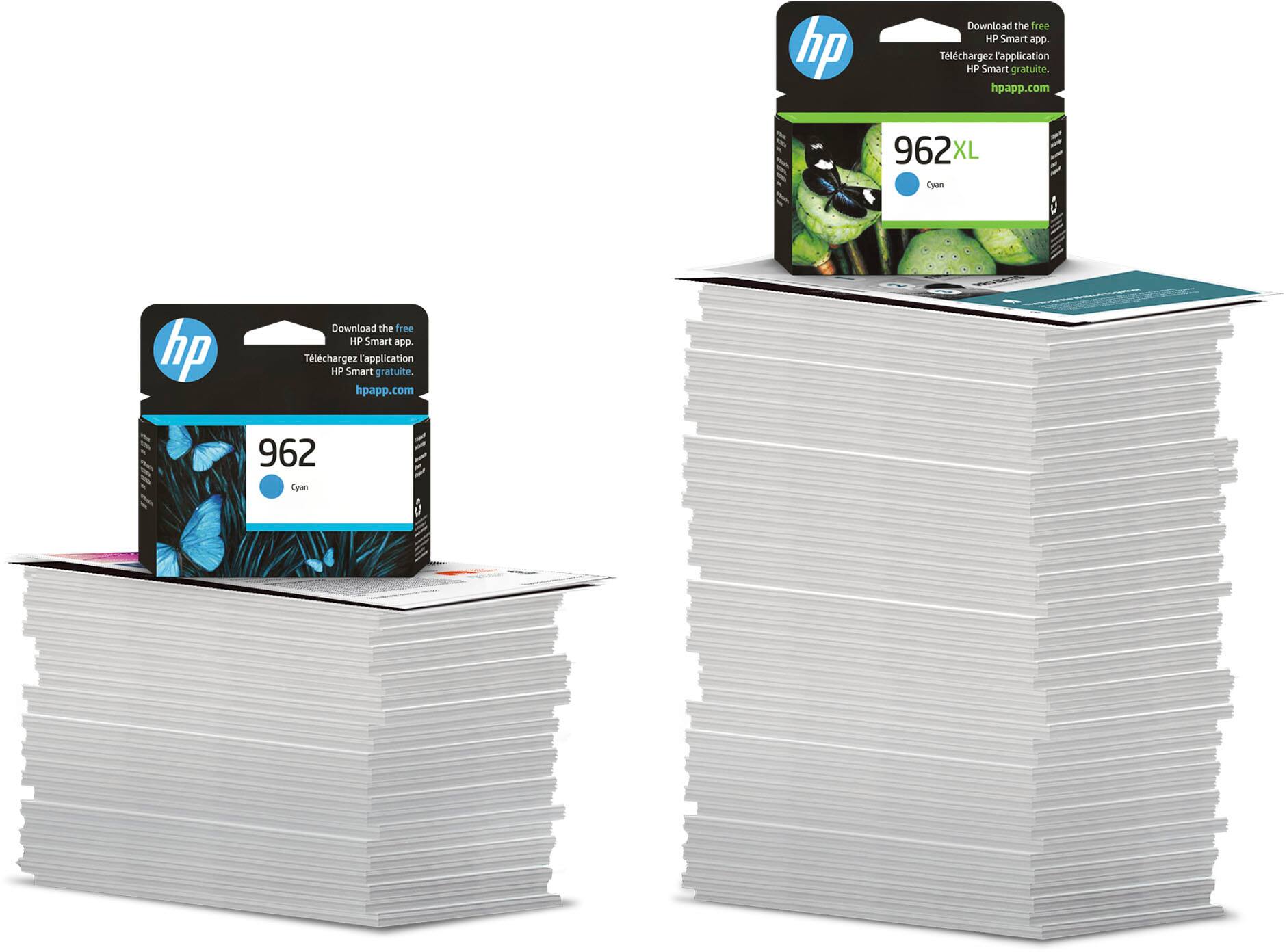 Alt View 13. HP - 962 Standard Capacity - Cyan Ink Cartridge.