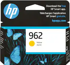 Front. HP - 962 Standard Capacity Ink Cartridge - Yellow.