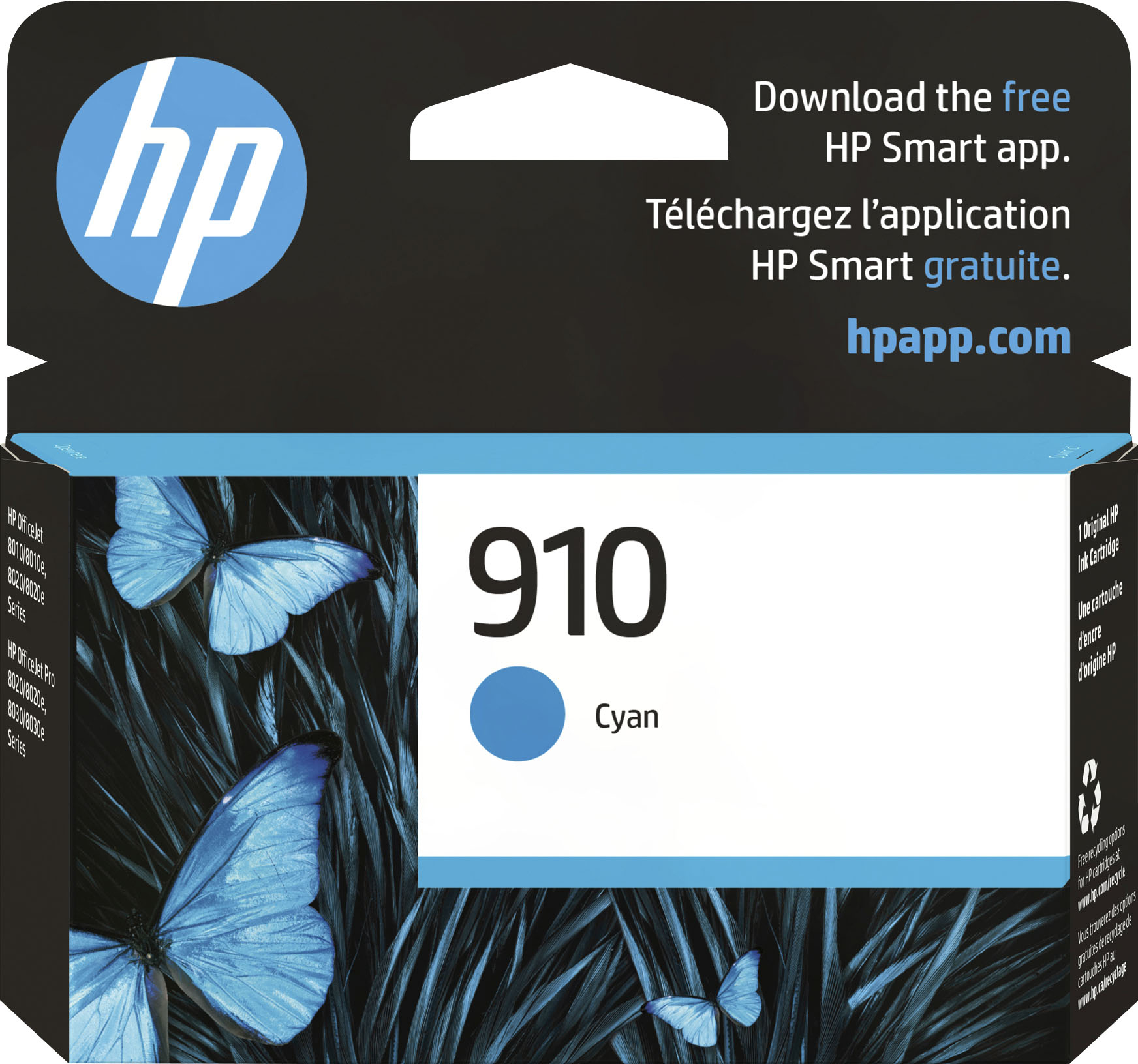 HP - 910 Standard Capacity Ink Cartridge - Cyan
