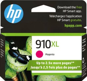 HP - 910XL High-Yield Ink Cartridge - Magenta