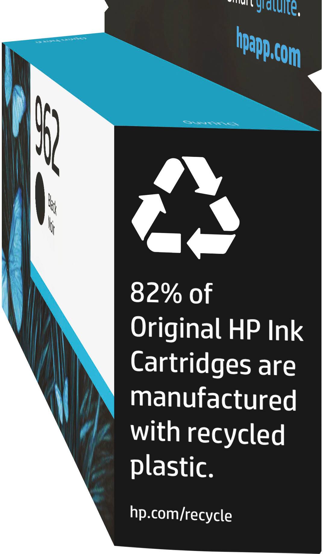 Alt View 12. HP - 962 Standard Capacity Ink Cartridge - Black.