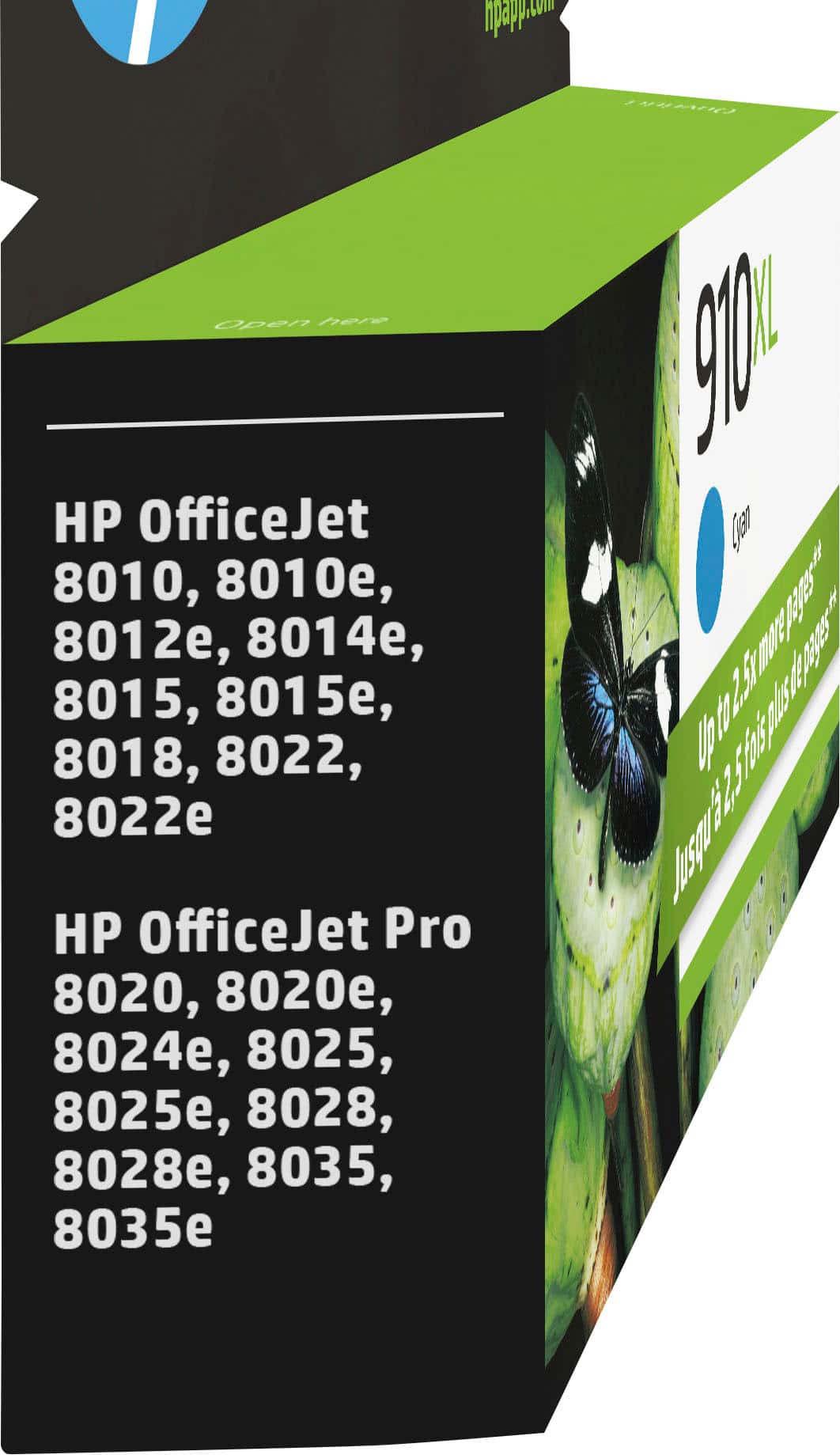 Alt View 11. HP - 910XL High-Yield Ink Cartridge - Cyan.