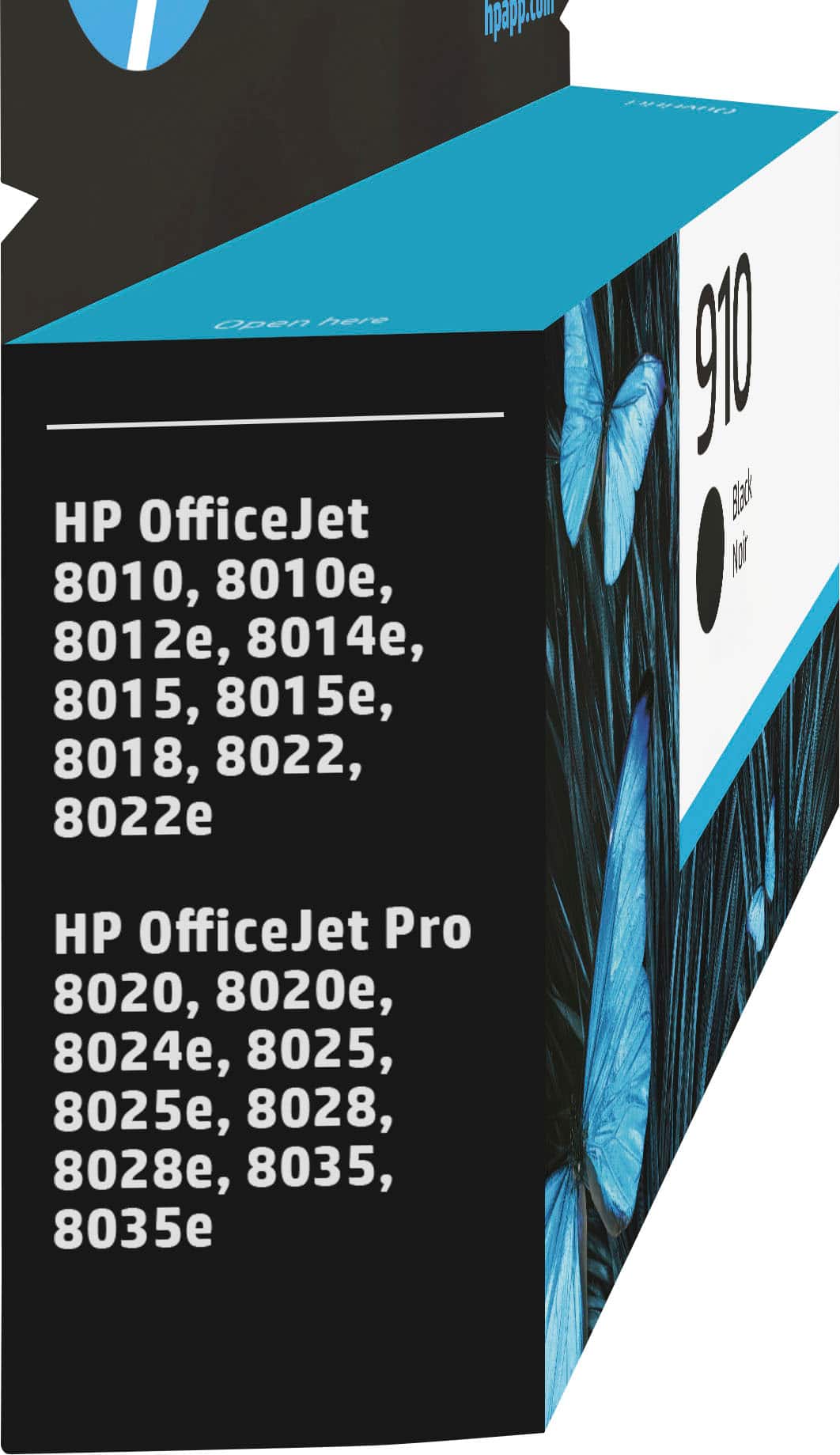 Alt View 11. HP - 910 Standard Capacity Ink Cartridge - Black.