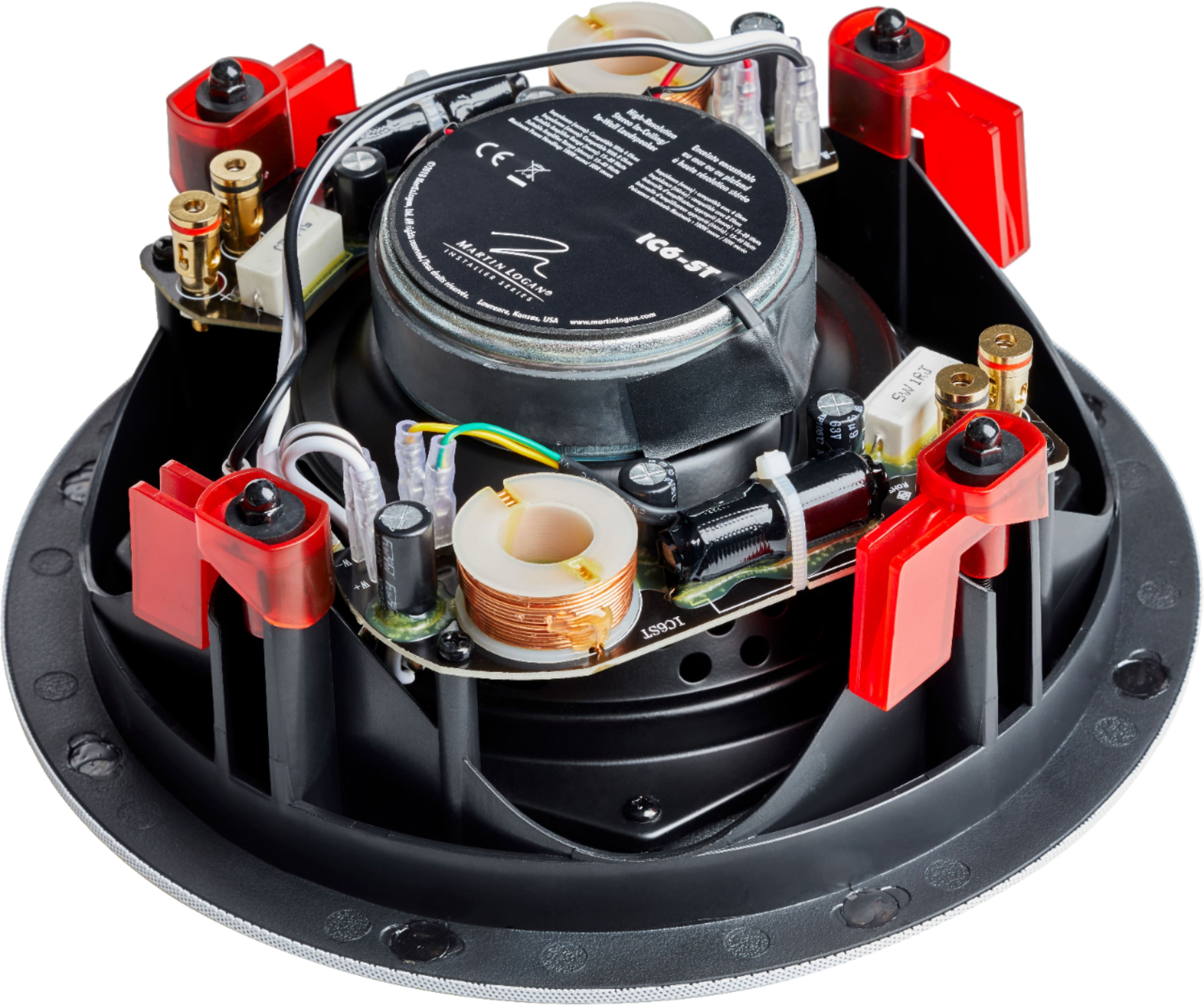 Alt View 11. MartinLogan - Installer 6-1/2" 100-Watt Passive 2-Way In-Ceiling Speaker (Each) - White.