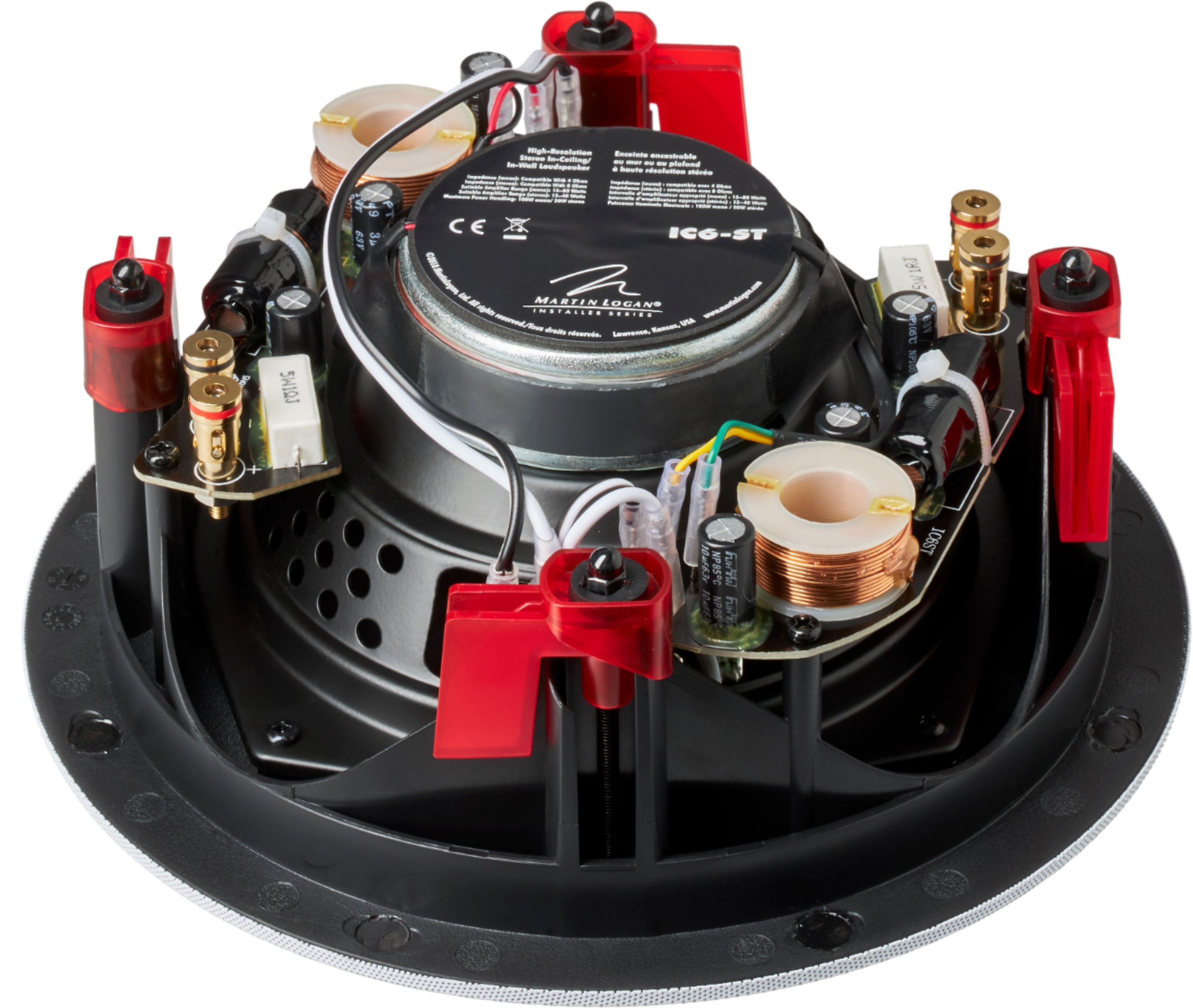 Alt View 20. MartinLogan - Installer 6-1/2" 100-Watt Passive 2-Way In-Ceiling Speaker (Each) - White.