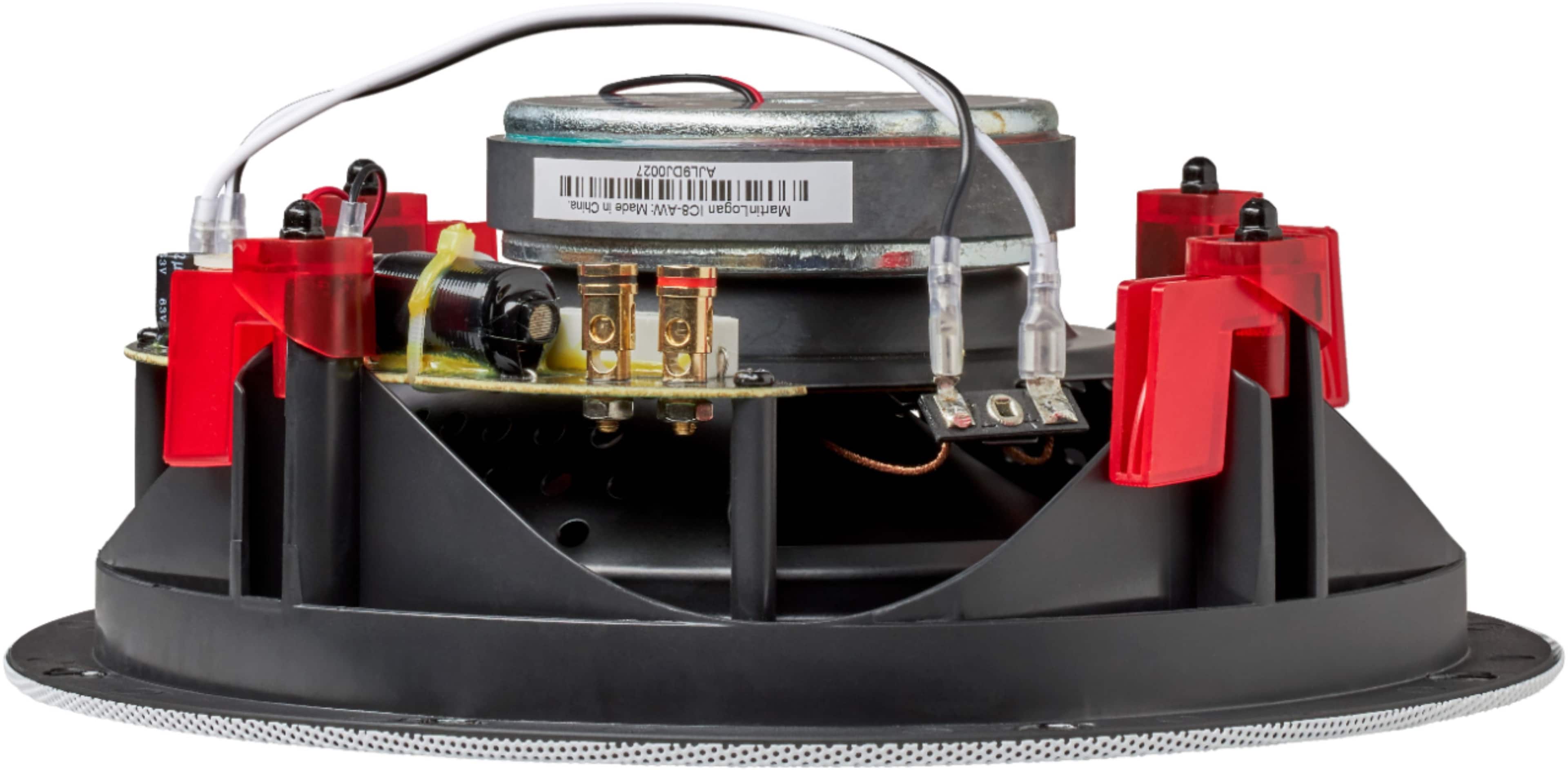 Alt View 18. MartinLogan - Installer 8" 60-Watt Passive 2-Way In-Ceiling Speaker (Each) - White.