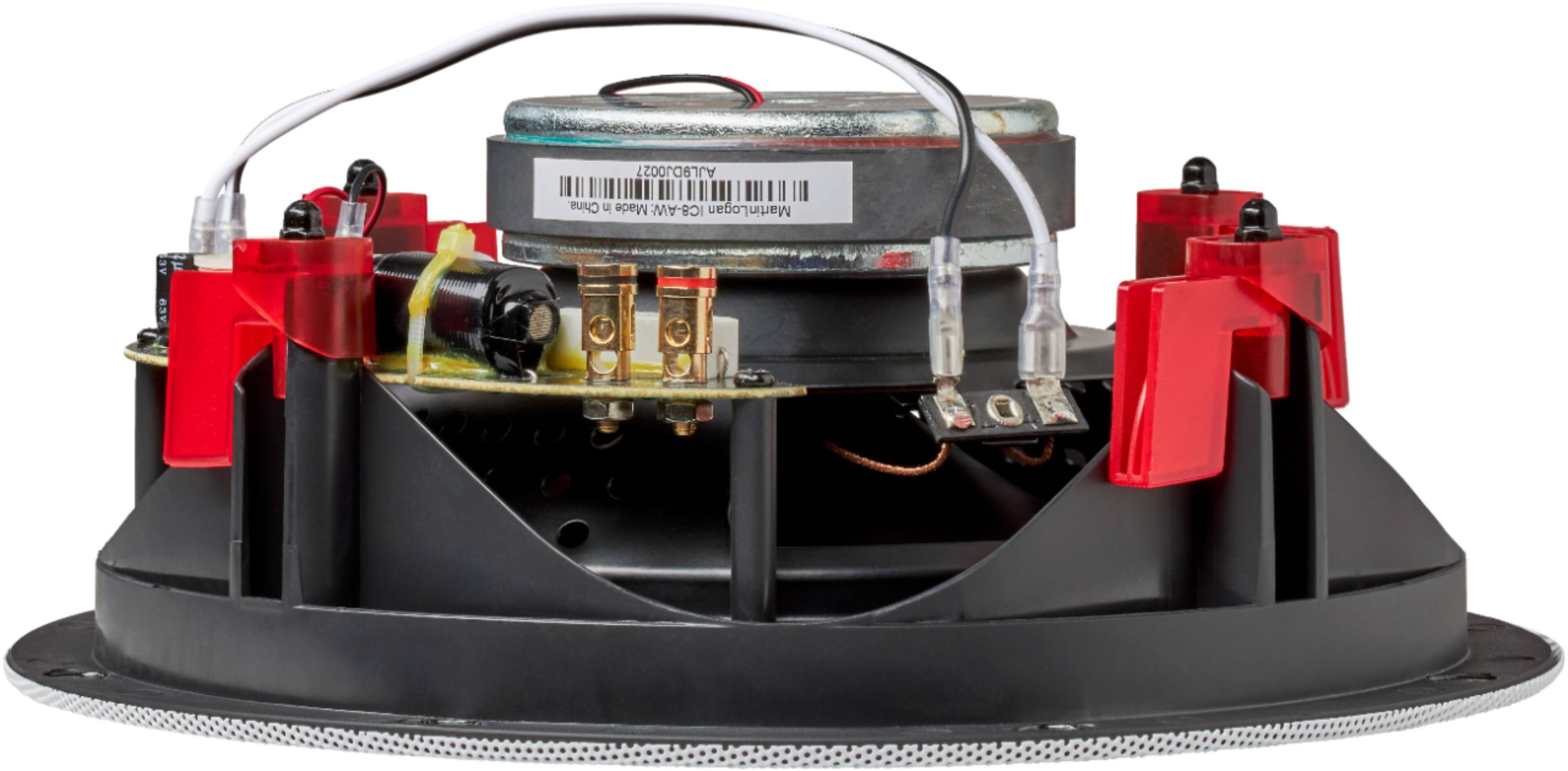 Alt View 18. MartinLogan - Installer 8" 60-Watt Passive 2-Way In-Ceiling Speaker (Each) - White.