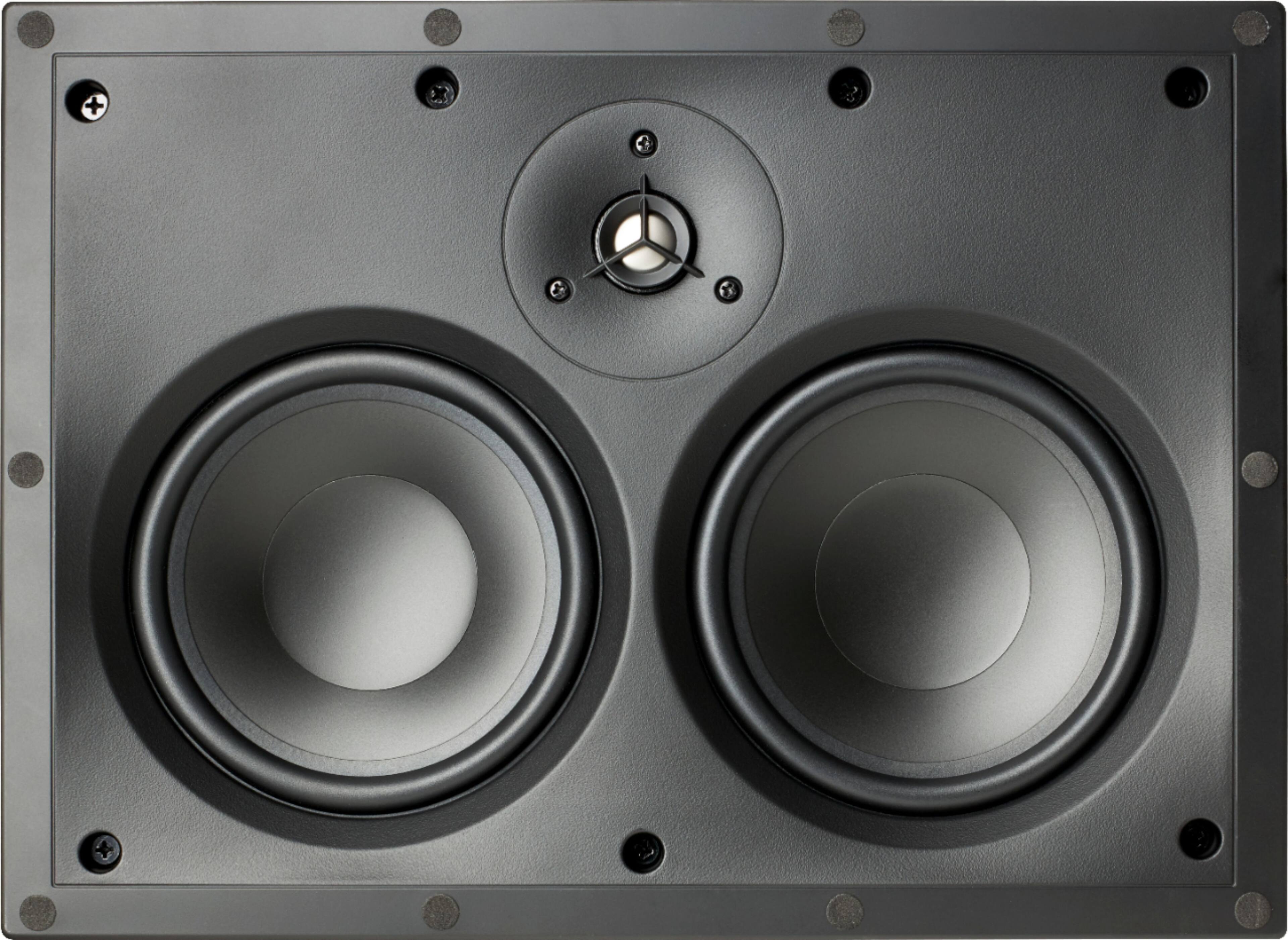 MartinLogan - Installer Dual 5-1/2" 70-Watt Passive 2-Way In-Wall Speaker (Each) - White - Front_Zoom