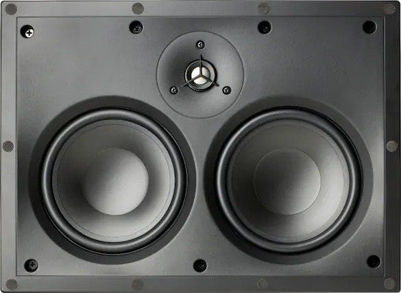 Front. MartinLogan - Installer Dual 5-1/2" 70-Watt Passive 2-Way In-Wall Speaker (Each) - White.