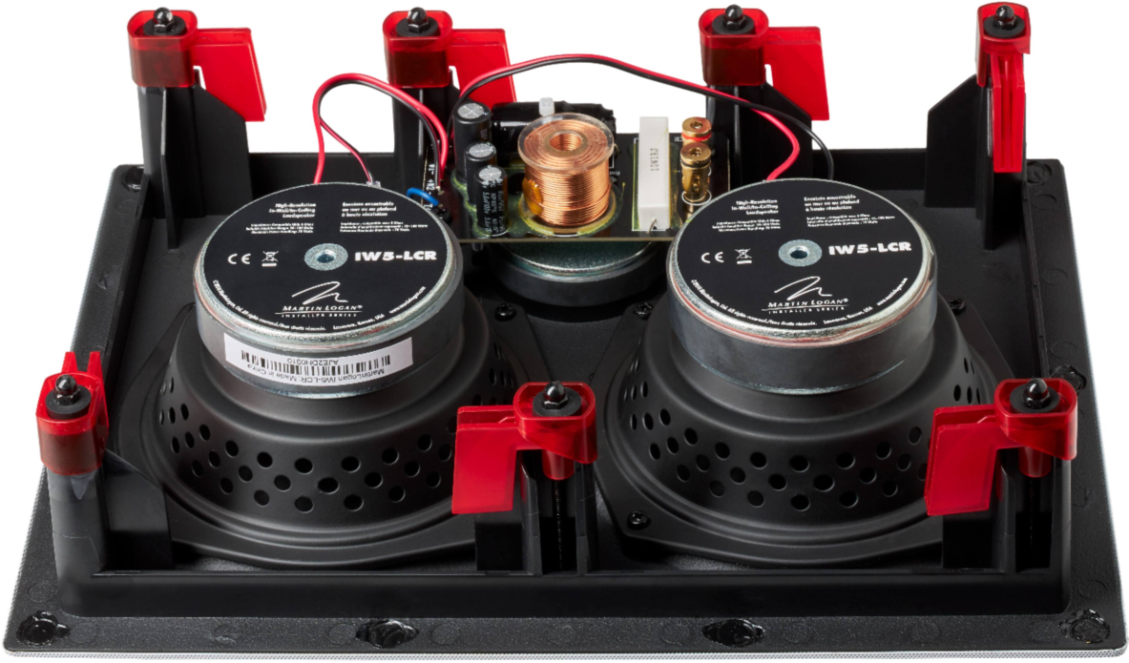 Alt View 11. MartinLogan - Installer Dual 5-1/2" 70-Watt Passive 2-Way In-Wall Speaker (Each) - White.