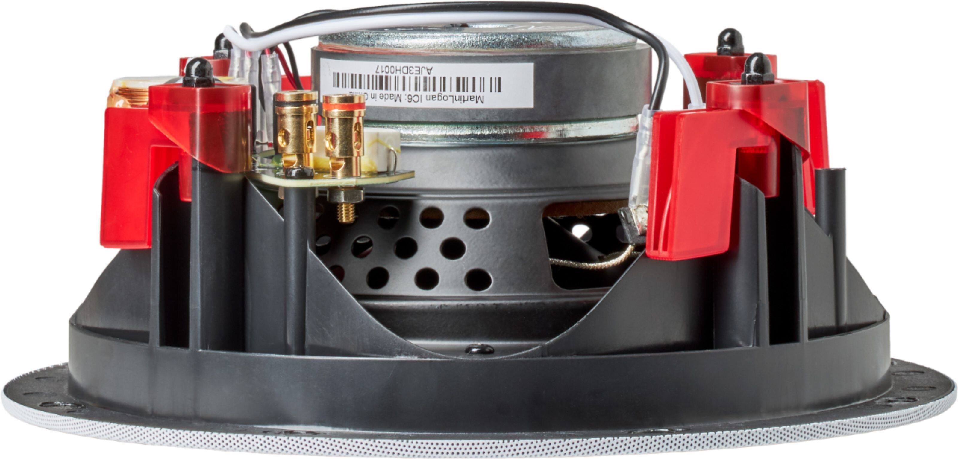 Alt View 18. MartinLogan - Installer 6-1/2" 50-Watt Passive 2-Way In-Ceiling Speaker (Each) - White.