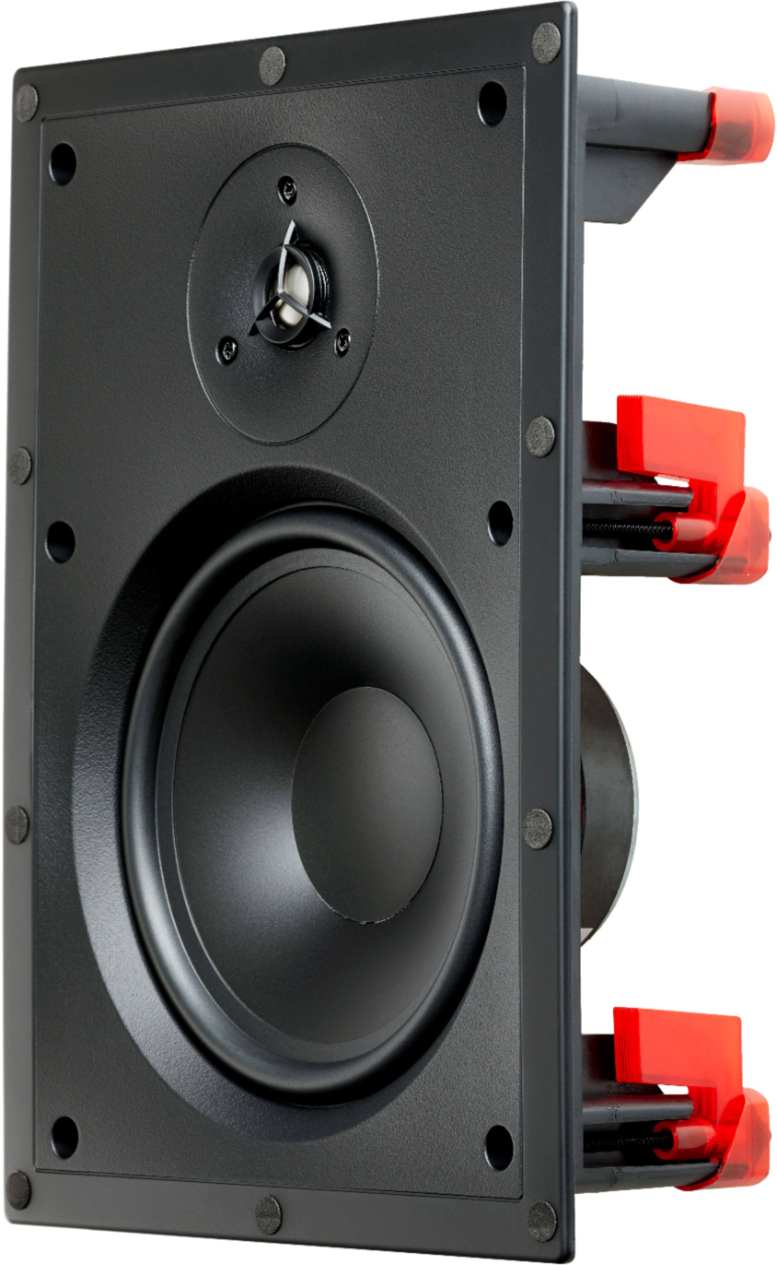 Angle. MartinLogan - Installer 6-1/2" 60-Watt Passive 2-Way In-Wall Speaker (Each) - White.