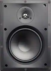 Front. MartinLogan - Installer 6-1/2" 60-Watt Passive 2-Way In-Wall Speaker (Each) - White.