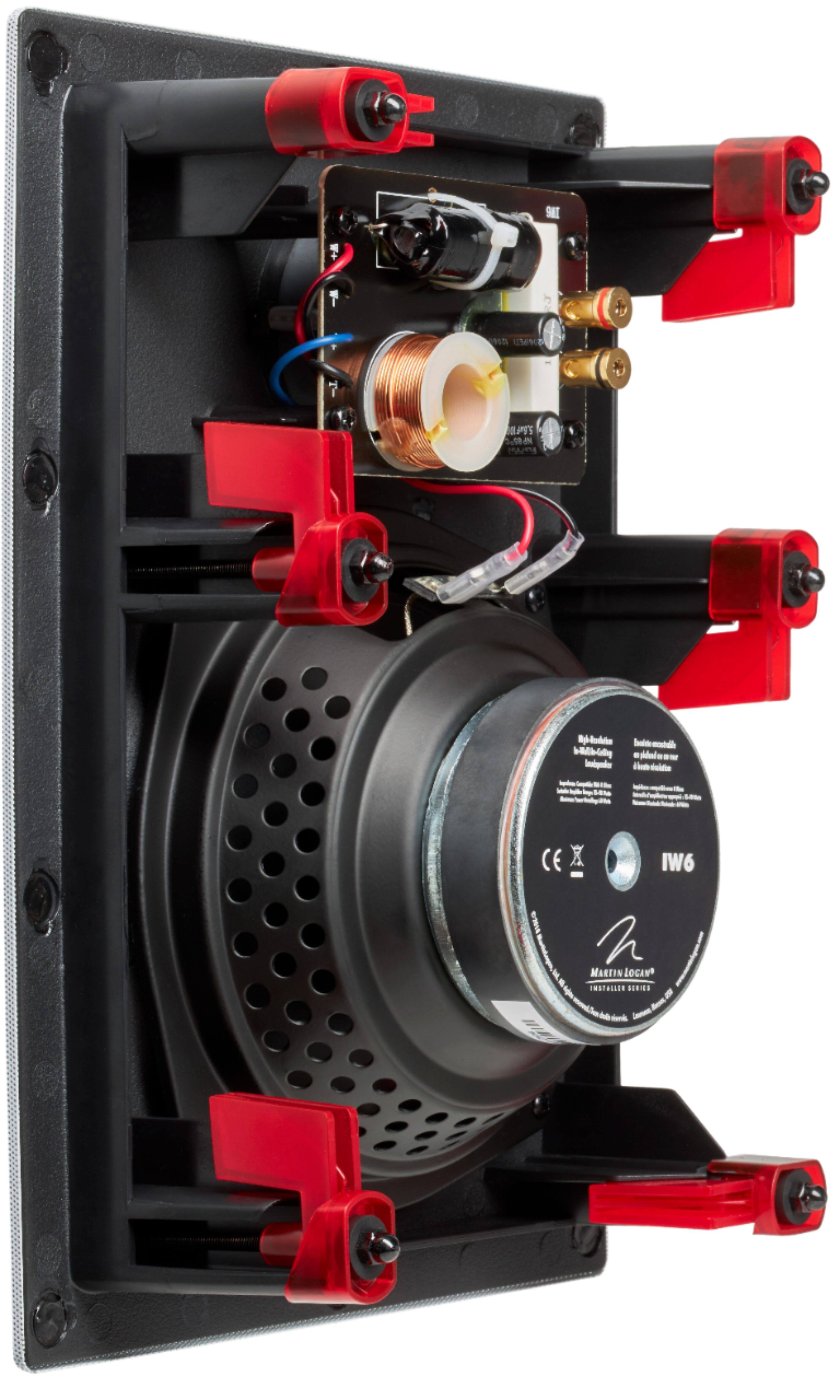 Alt View 11. MartinLogan - Installer 6-1/2" 60-Watt Passive 2-Way In-Wall Speaker (Each) - White.